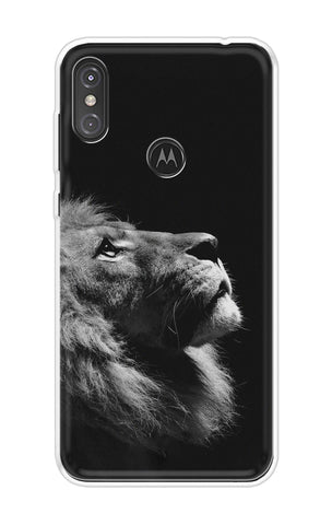 Lion Looking to Sky Motorola One Power Back Cover
