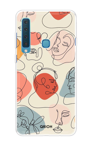 Abstract Faces Samsung A9 2018 Back Cover