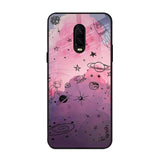 Space Doodles OnePlus 6T Glass Back Cover Online