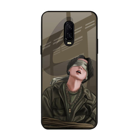 Blind Fold OnePlus 6T Glass Back Cover Online