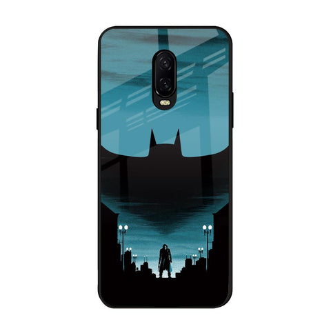 Cyan Bat OnePlus 6T Glass Back Cover Online
