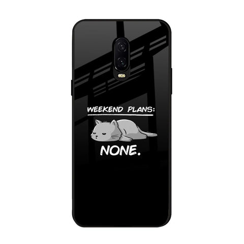 Weekend Plans OnePlus 6T Glass Back Cover Online