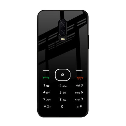 Classic Keypad Pattern OnePlus 6T Glass Back Cover Online