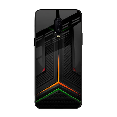 Modern Ultra Chevron OnePlus 6T Glass Back Cover Online