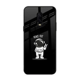 Peace Out Astro OnePlus 6T Glass Back Cover Online