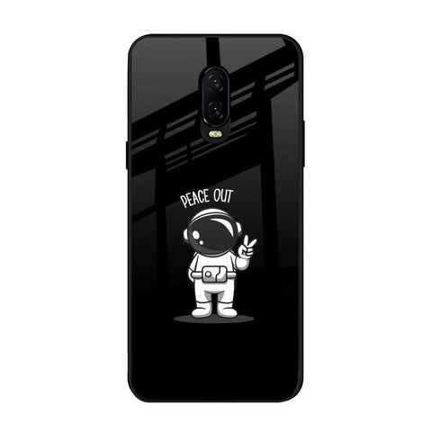 Peace Out Astro OnePlus 6T Glass Back Cover Online