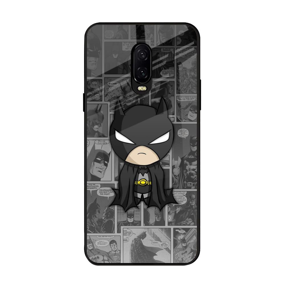 Cartoon Art OnePlus 6T Glass Back Cover Online
