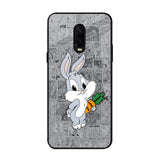 Cute Baby Bunny OnePlus 6T Glass Back Cover Online