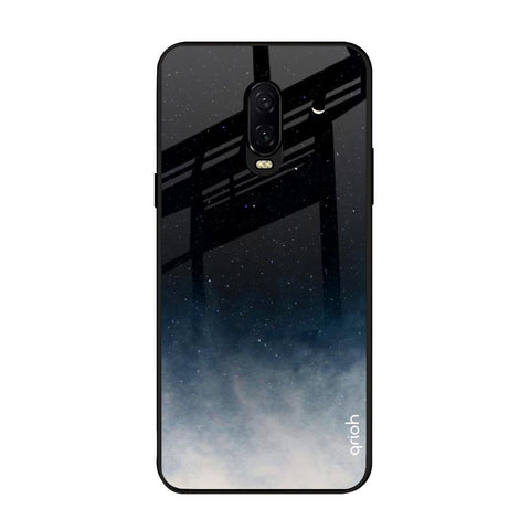 Black Aura OnePlus 6T Glass Back Cover Online