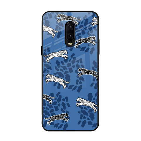 Blue Cheetah OnePlus 6T Glass Back Cover Online