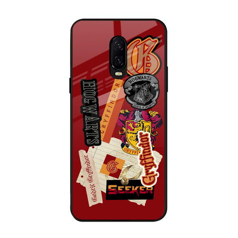Gryffindor OnePlus 6T Glass Back Cover Online