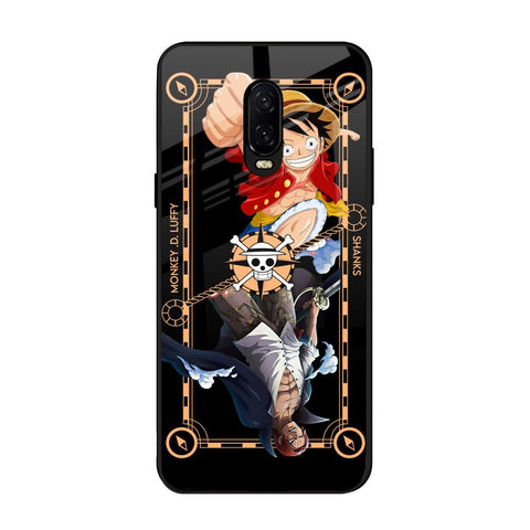 Shanks & Luffy OnePlus 6T Glass Back Cover Online