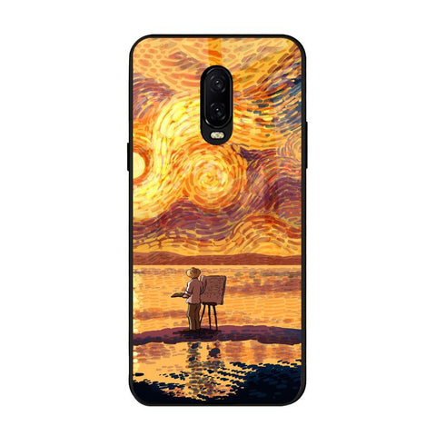 Sunset Vincent OnePlus 6T Glass Back Cover Online