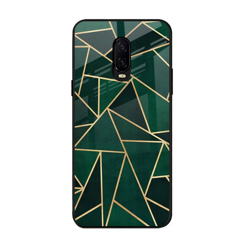 Abstract Green OnePlus 6T Glass Back Cover Online