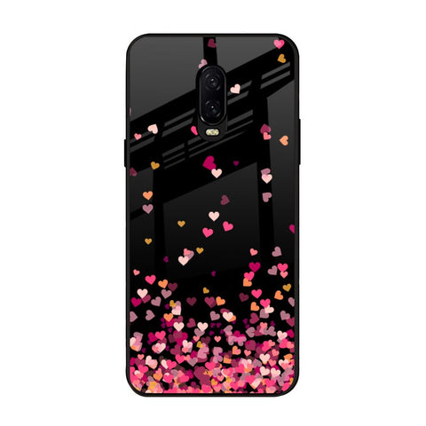 Heart Rain Fall OnePlus 6T Glass Back Cover Online