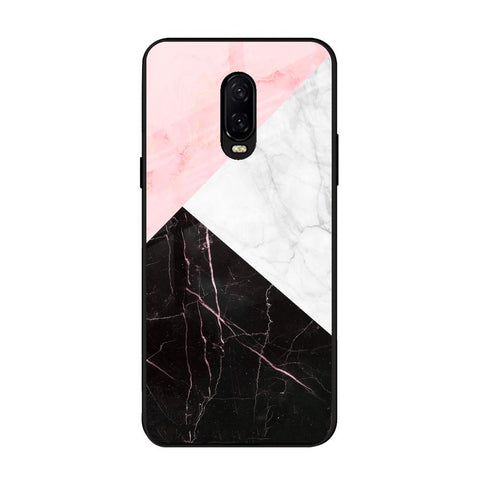 Marble Collage Art OnePlus 6T Glass Back Cover Online