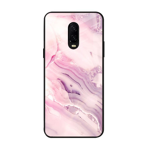 Diamond Pink Gradient OnePlus 6T Glass Back Cover Online