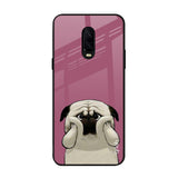 Funny Pug Face OnePlus 6T Glass Back Cover Online