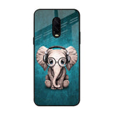 Adorable Baby Elephant OnePlus 6T Glass Back Cover Online