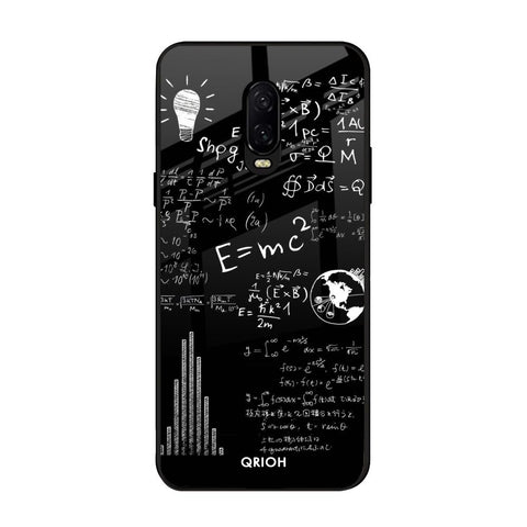 Funny Math OnePlus 6T Glass Back Cover Online