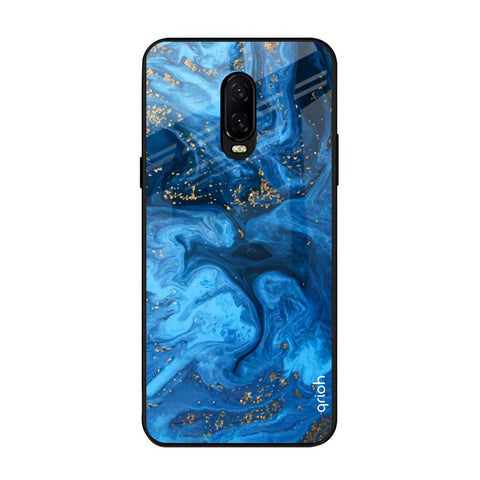 Gold Sprinkle OnePlus 6T Glass Back Cover Online