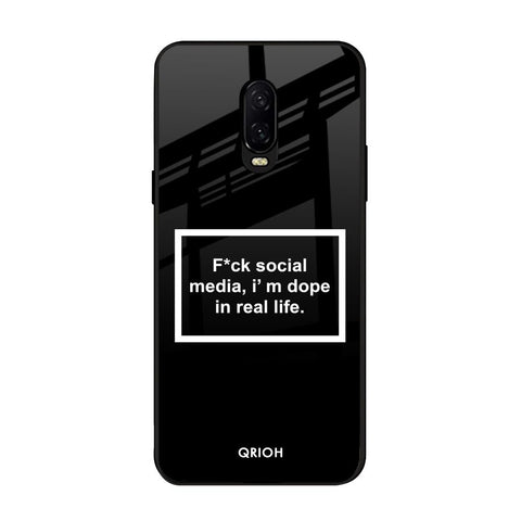 Dope In Life OnePlus 6T Glass Back Cover Online