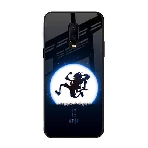 Luffy Nika OnePlus 6T Glass Back Cover Online