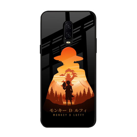 Luffy One Piece OnePlus 6T Glass Back Cover Online