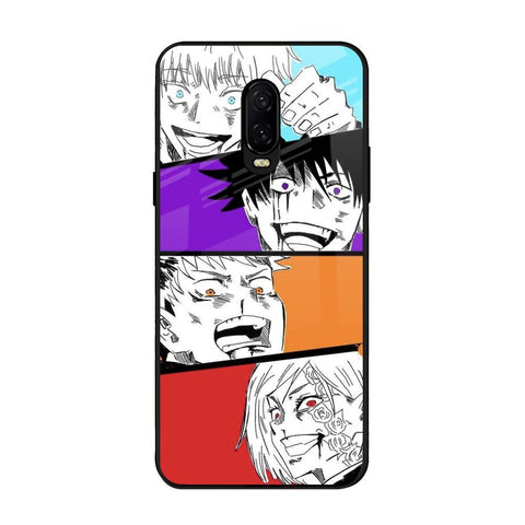Anime Sketch OnePlus 6T Glass Back Cover Online