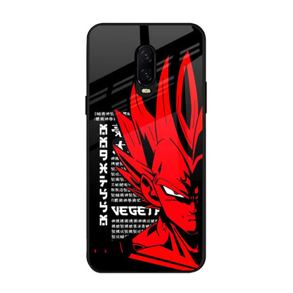 Red Vegeta OnePlus 6T Glass Back Cover Online