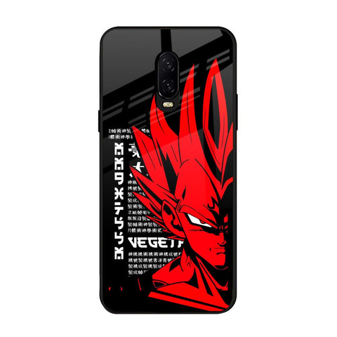 Red Vegeta OnePlus 6T Glass Back Cover Online