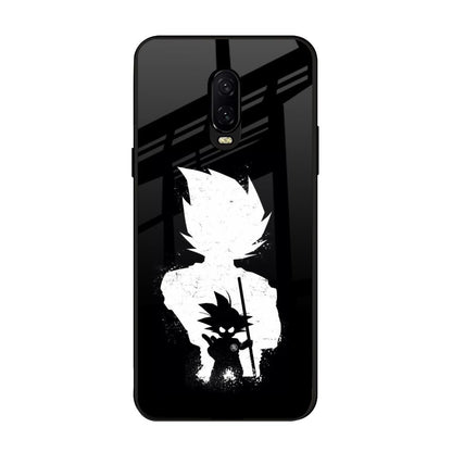 Monochrome Goku OnePlus 6T Glass Back Cover Online