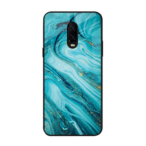 Ocean Marble OnePlus 6T Glass Back Cover Online