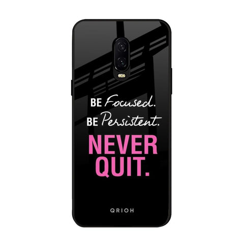 Be Focused OnePlus 6T Glass Back Cover Online