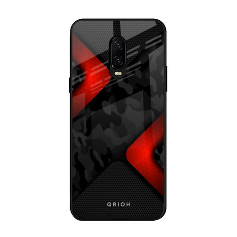 Modern Camo Abstract OnePlus 6T Glass Back Cover Online
