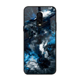 Cloudy Dust OnePlus 6T Glass Back Cover Online
