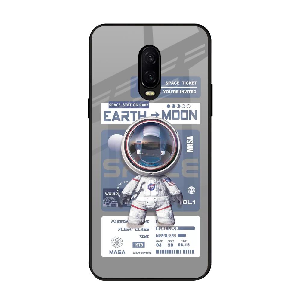 Space Flight Pass OnePlus 6T Glass Back Cover Online