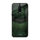 Green Leather OnePlus 6T Glass Back Cover Online