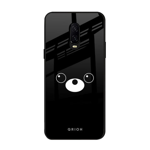 Cute Bear OnePlus 6T Glass Back Cover Online