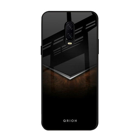 Dark Walnut OnePlus 6T Glass Back Cover Online
