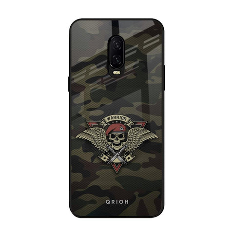 Army Warrior OnePlus 6T Glass Back Cover Online