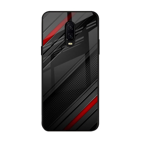 Modern Abstract OnePlus 6T Glass Back Cover Online