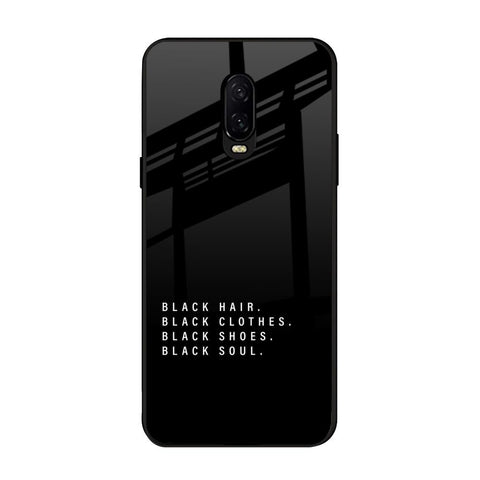 Black Soul OnePlus 6T Glass Back Cover Online