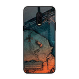 Geographical Map OnePlus 6T Glass Back Cover Online