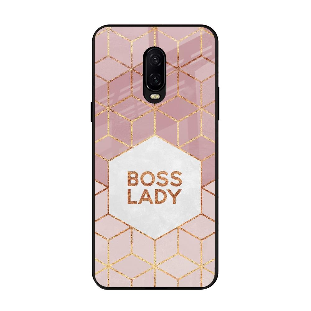 Boss Lady OnePlus 6T Glass Back Cover Online