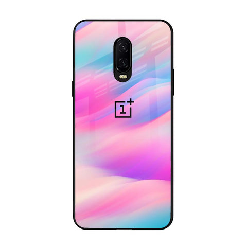 Colorful Waves OnePlus 6T Glass Cases & Covers Online