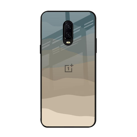 Abstract Mountain Pattern OnePlus 6T Glass Back Cover Online