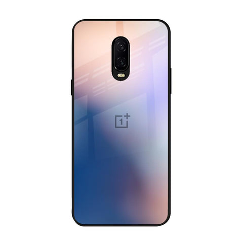 Blue Mauve Gradient OnePlus 6T Glass Back Cover Online