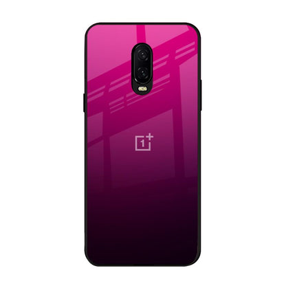 Purple Ombre Pattern OnePlus 6T Glass Back Cover Online