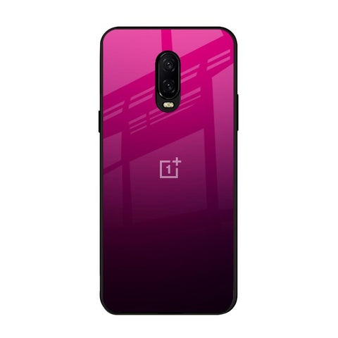 Purple Ombre Pattern OnePlus 6T Glass Back Cover Online